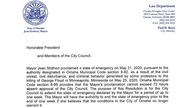 Omaha City Council Gives Mayor Option to Extend Curfew Omaha Daily Record